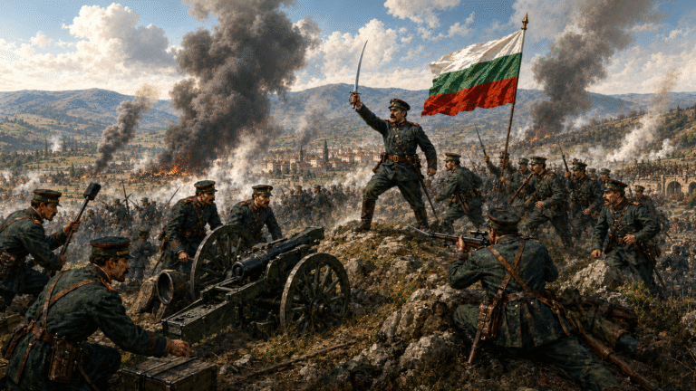 Сръбско-българската война 1885 – Войната на капитаните