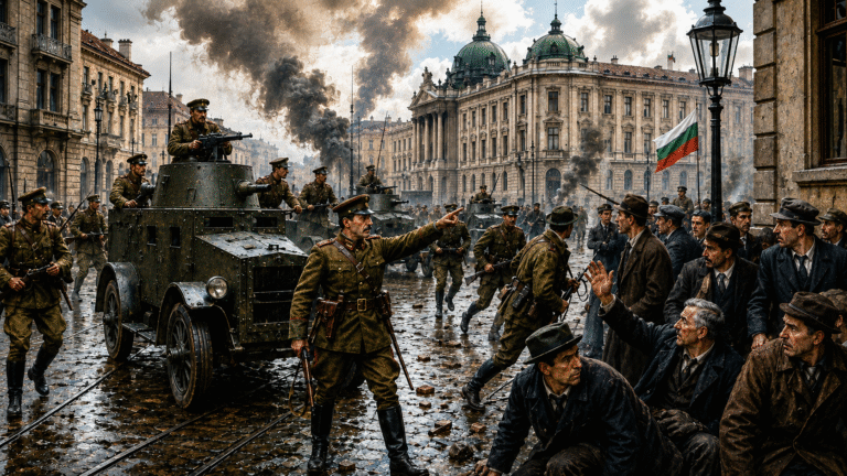 Деветоюнският преврат (1923) – Нощта на 9 юни и крахът на властта