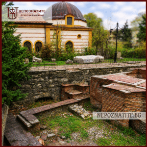 Археологически останки край Ахмед бей джамия.